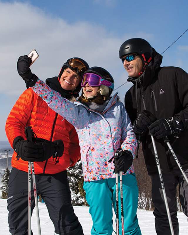 Skiing Snow Sports Winter Family