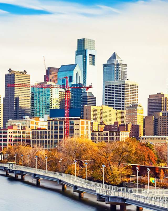 Philadelphia city landscape