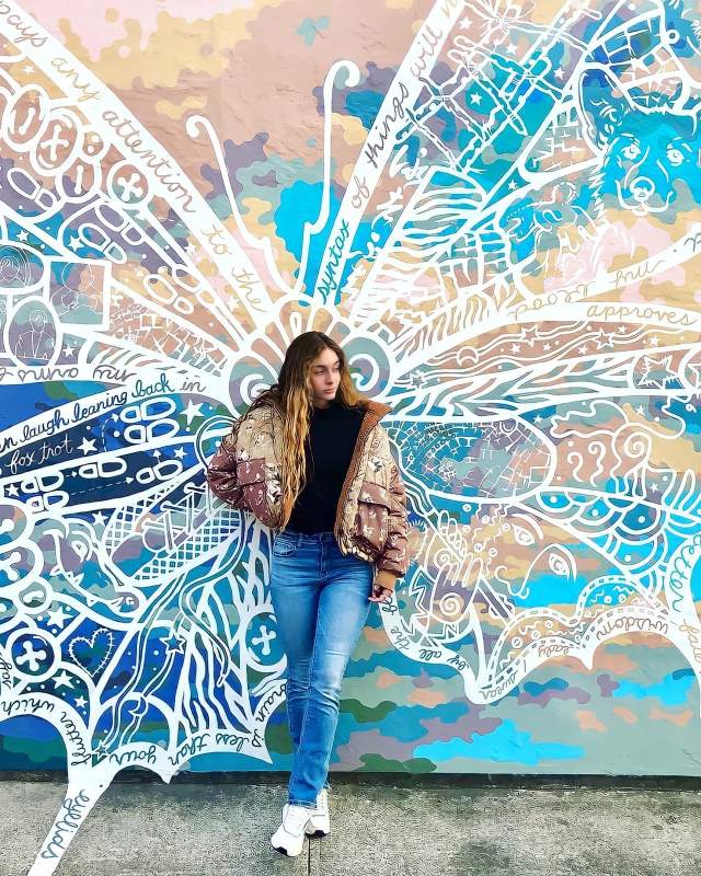 Butterfly Building Mural