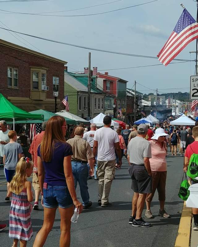 Taste of Hamburg-er Festival in Hamburg, PA