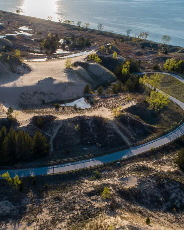 Aerial of West Beach