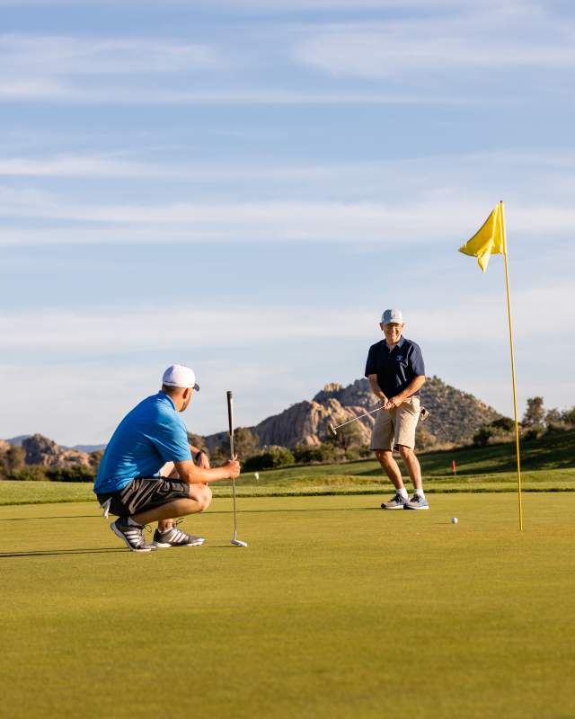 Golfers on Antelope Hills Golf Course - Experience Prescott