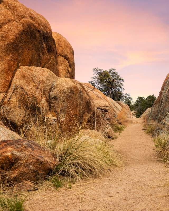 Hiking Trail Sunset - Experience Prescott