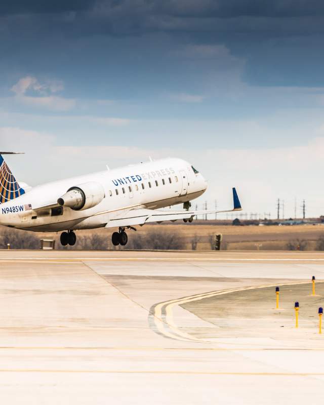 United Airlines Jet Prescott