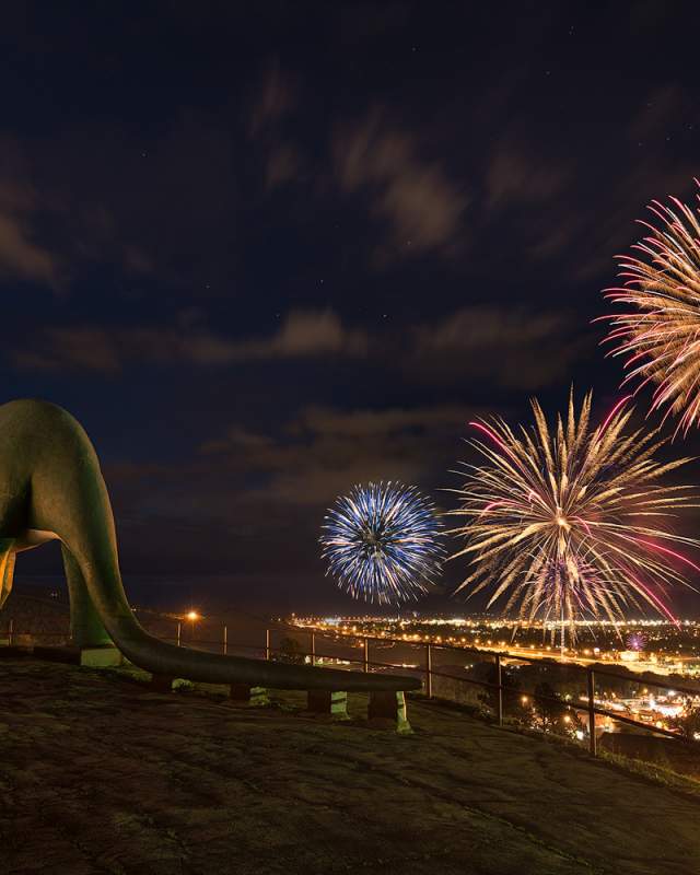 Dinosaur Park with Fireworks_Summer Events Header