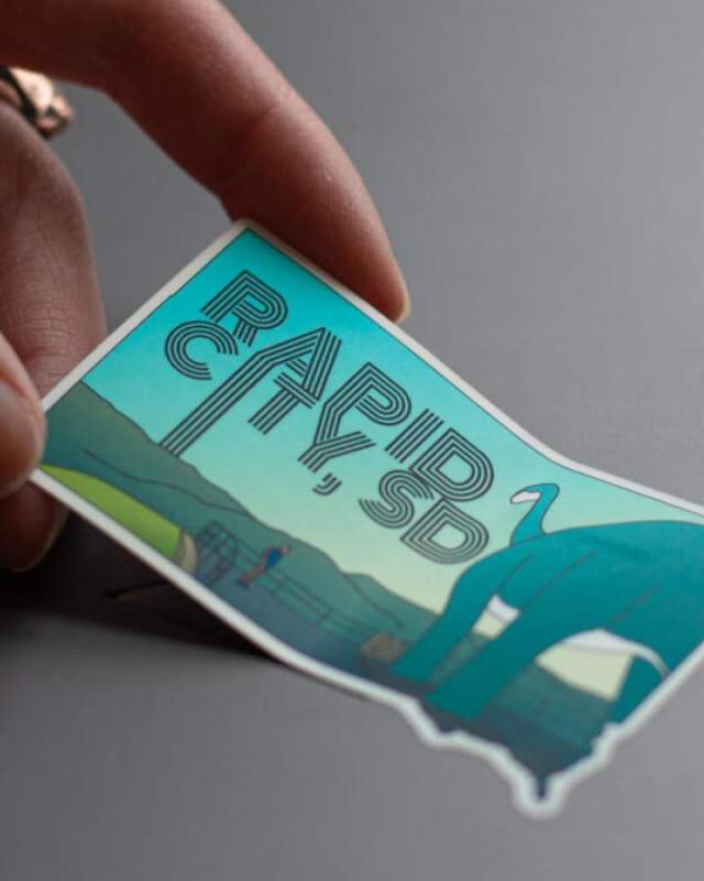 Rapid City Dino Sticker