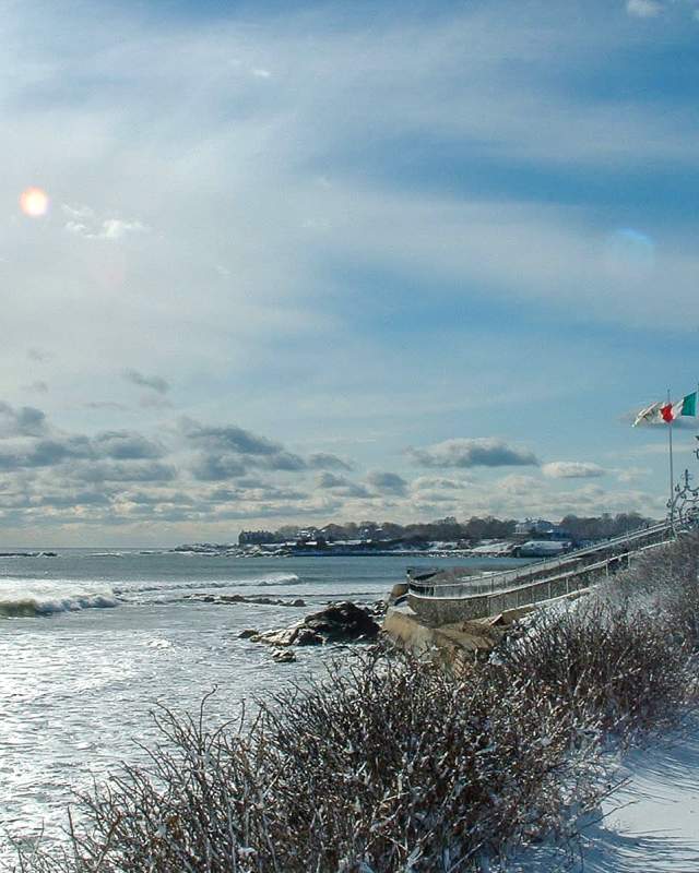 Cliff Walk In Rhode Island