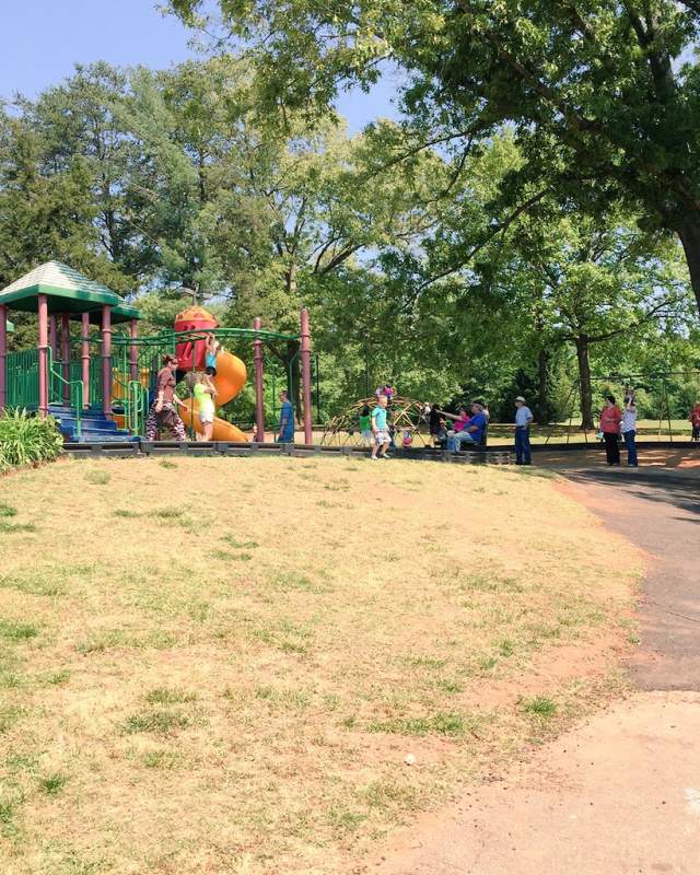 Playground at Crestview Park in Rutherfordton, NC