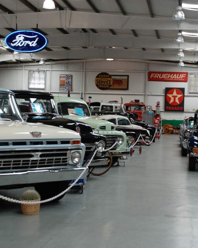Classic cars are on display at the Bennett's Classics Antique Car Museum in Rutherford County.