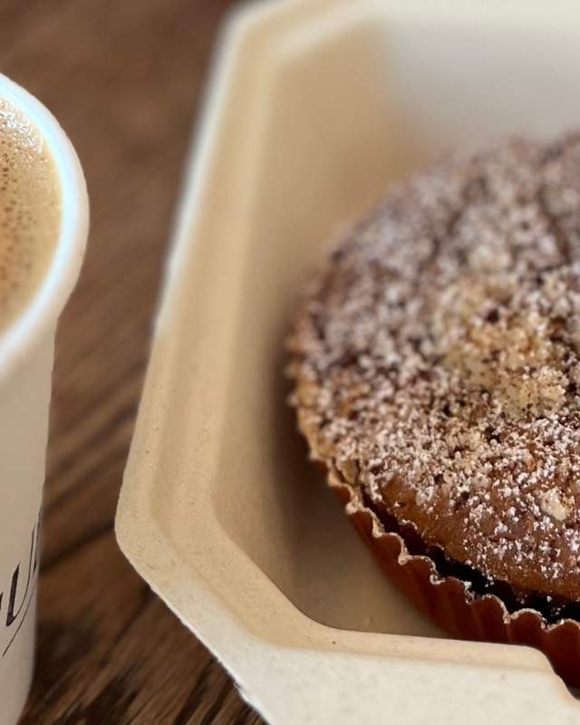 Coffee and a muffin