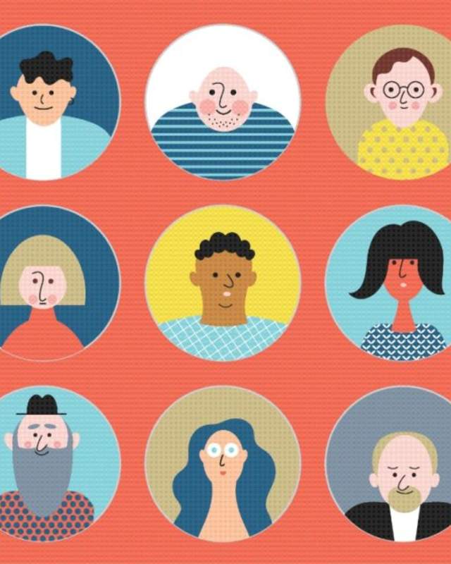 faces illustration