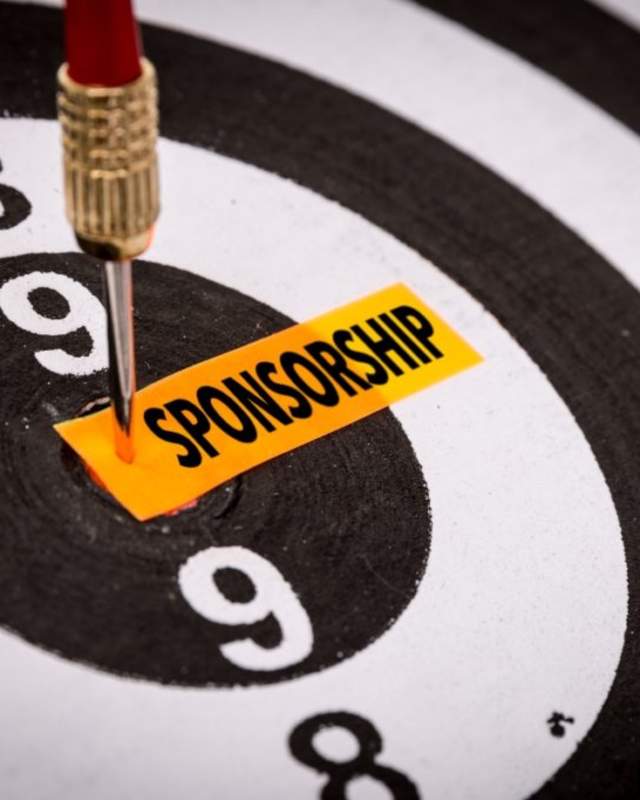 sponsorship dartboard bullseye