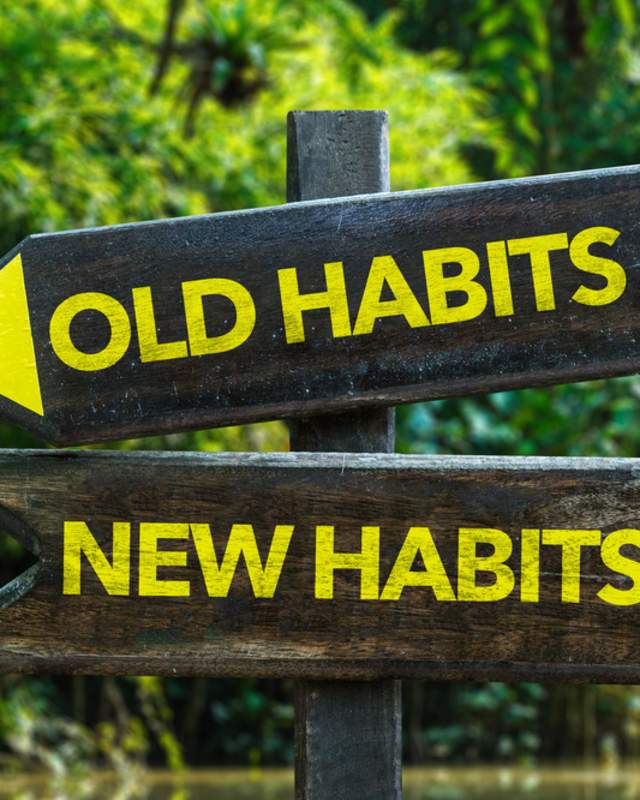 old habits new habits signs