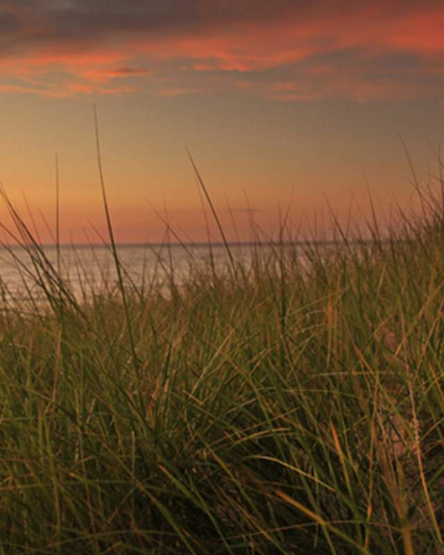 Twilight overlooking Lake Michigan