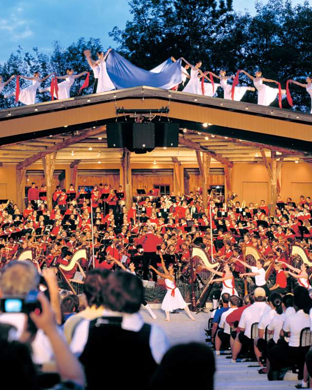 A concert at Interlochen Center for the Arts