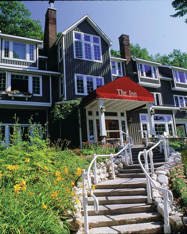 An exterior shot of The Inn at The Homestead