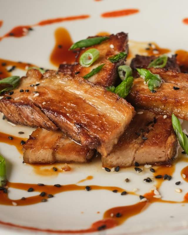 Initial Q pork belly