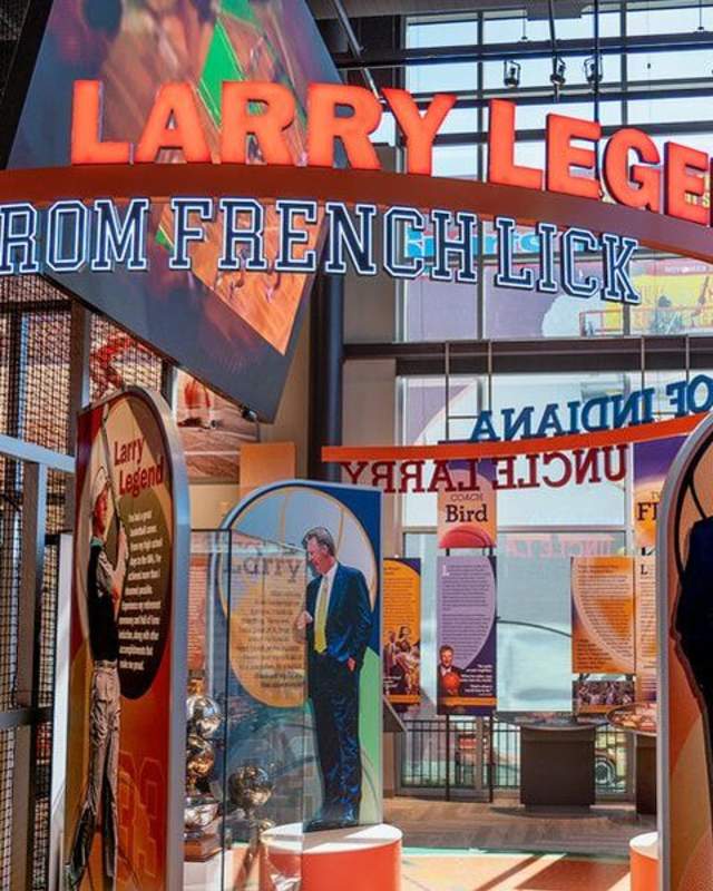 Larry Bird Museum entrance