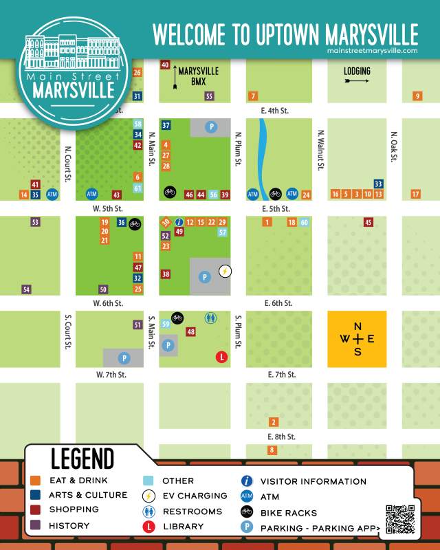 Uptown Marysville Map