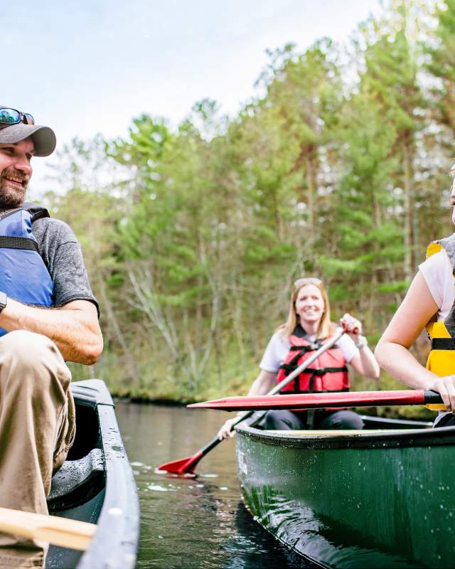 Family Kayaking and Canoeing at Jack's Canoe Rental in Trego