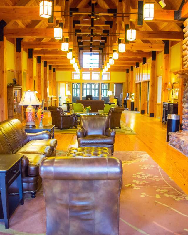 Lobby at Heartwood Resort