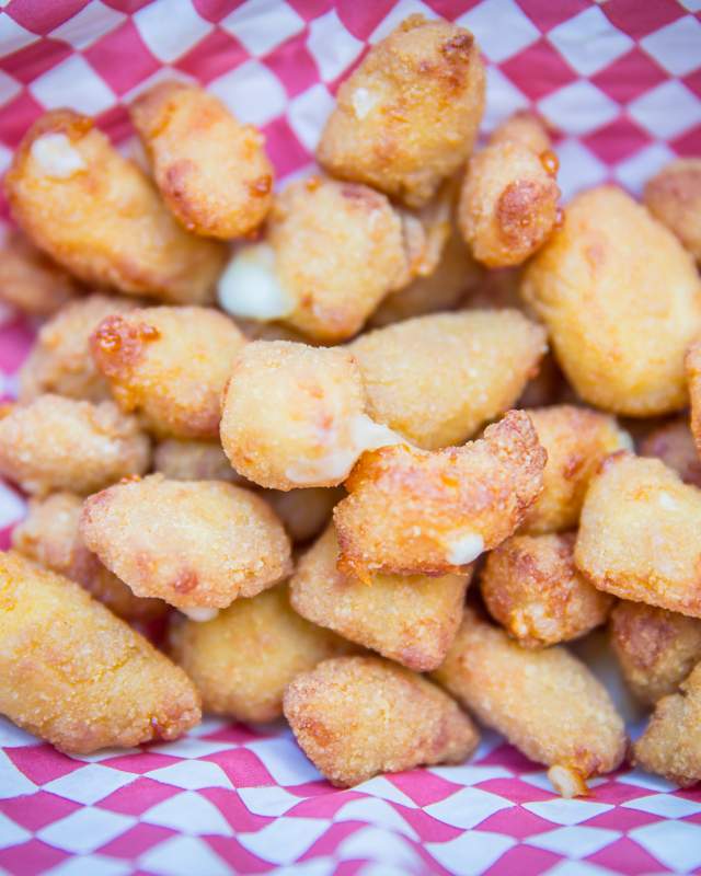 Cheese Curds in a Basket
