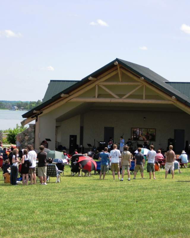 Outdoor Concert at Shell Lake Beach