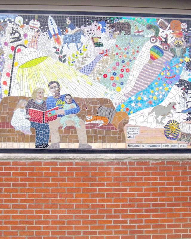 Mosaic at Shell Lake Library