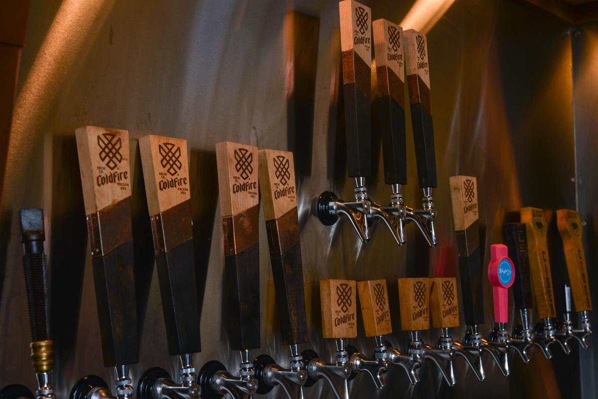 Taps at Coldfire Brewing