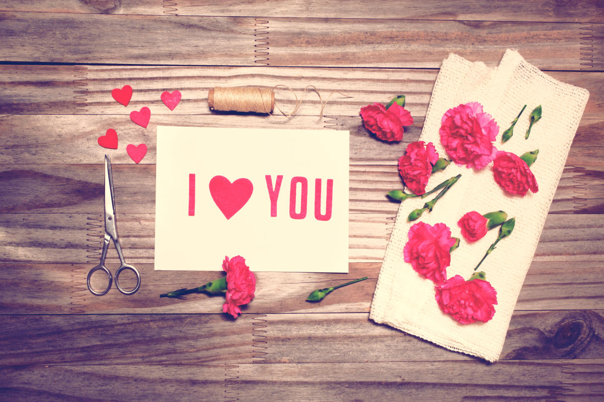 Make a handcrafted Valentine's Day card