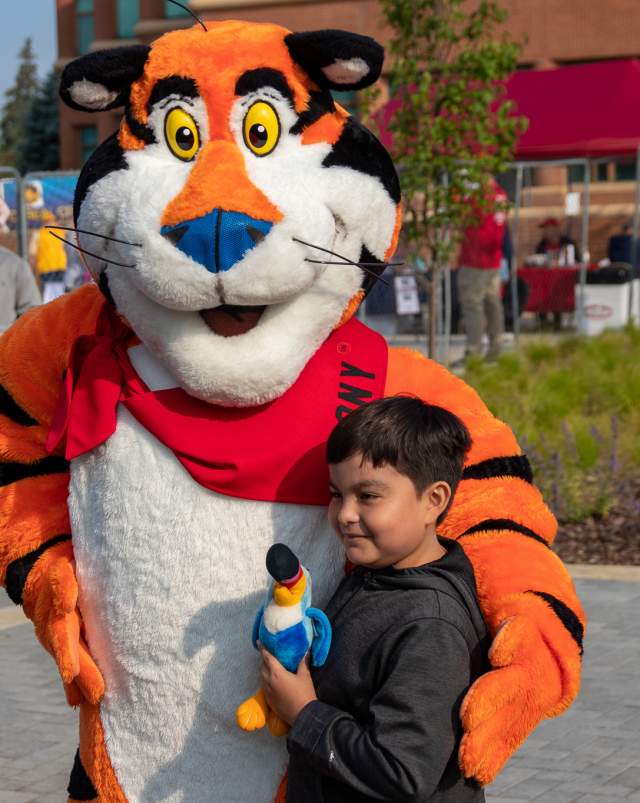 Tony the Tiger at Cereal Festival