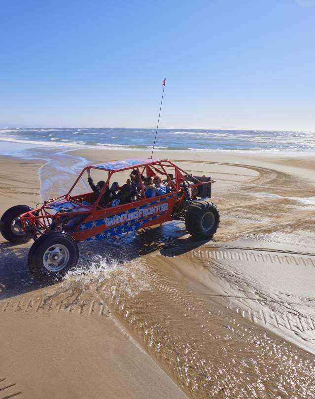 Sand Dunes Frontier dune buggies on the Oregon Dunes National Recreation Area