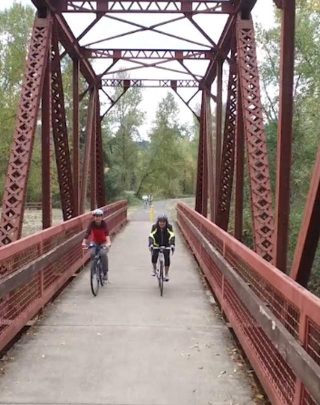 Cycling the "Stand By Me" Movie Bridge by Eugene, Cascades & Coast