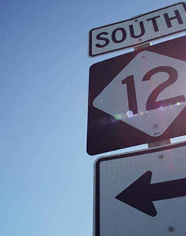 Section of NC12 closed on Hatteras Island.