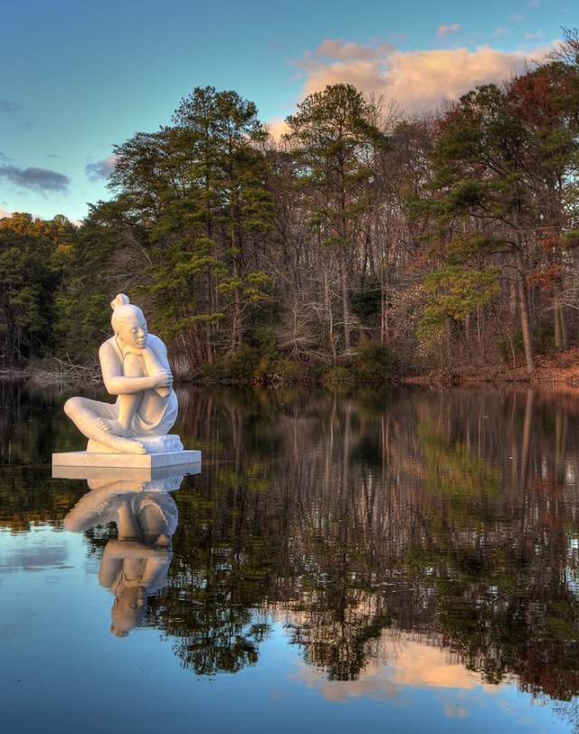 Statue in Water