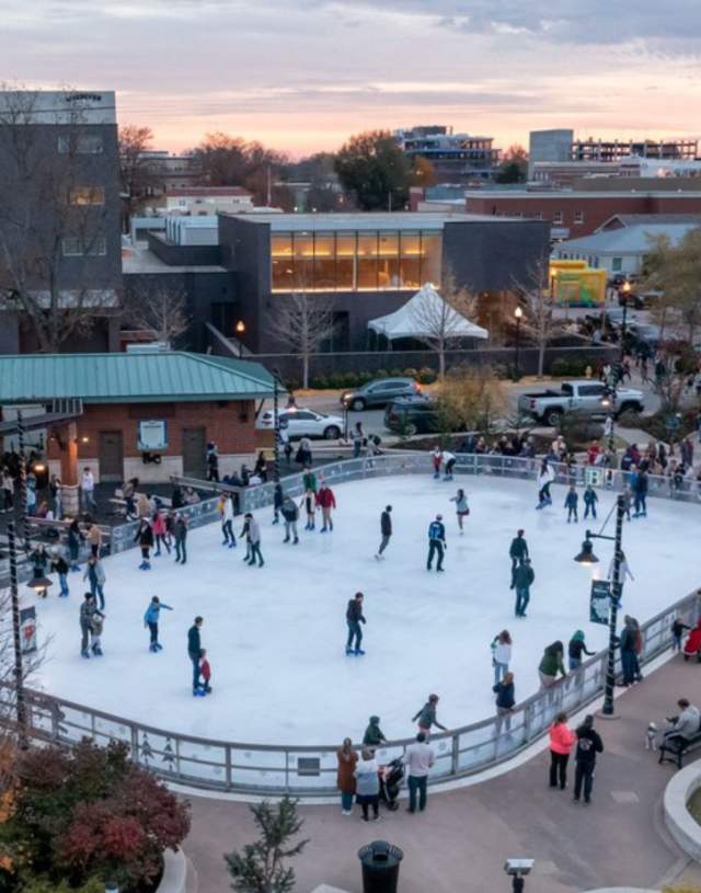Ice Rink. Christmas. HOliday. PC: DBI
