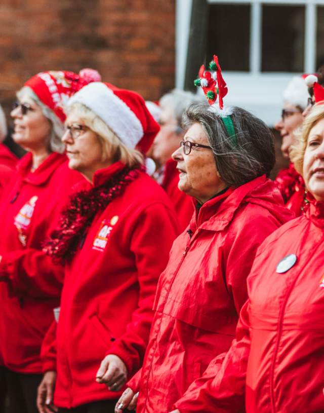 The All for One Choir at the Beverley Festival of Christmas