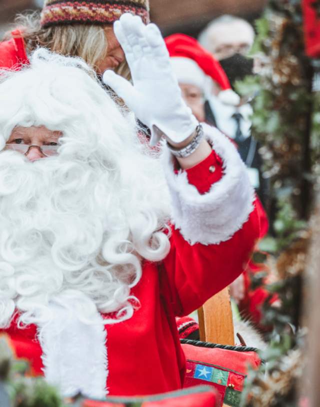 Santa at the Beverley Festival of Christmas