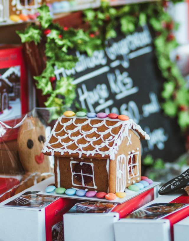 Gingerbread stall at the Beverley Festival of Christmas