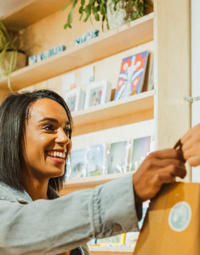 A couple shopping in one of Hull's many independents
