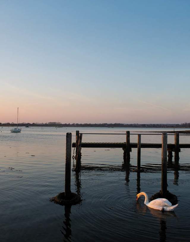 A view of Chichester Harbour from Bosham, West Sussex