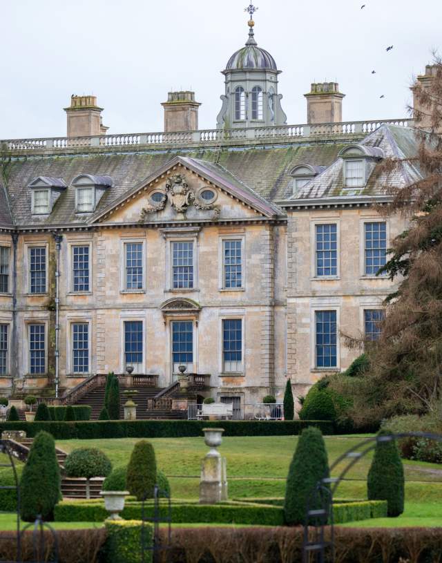 The exterior of Belton Estate and well kept gardens.