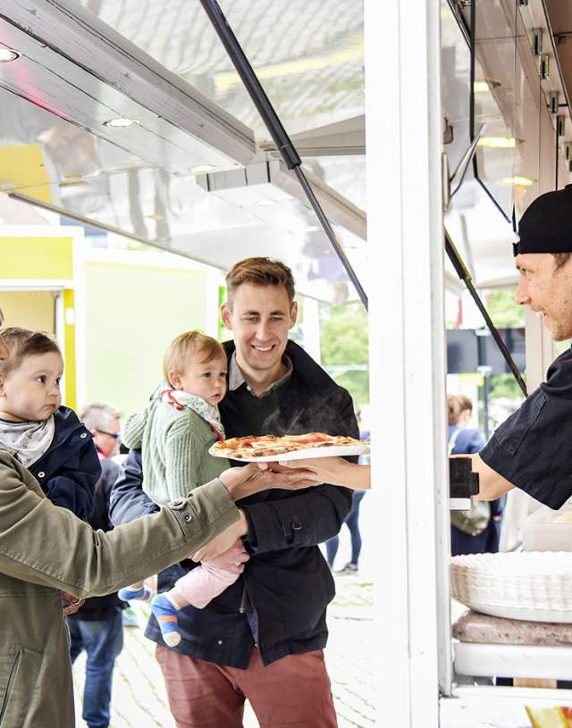 Food Truck i Moss sentrum