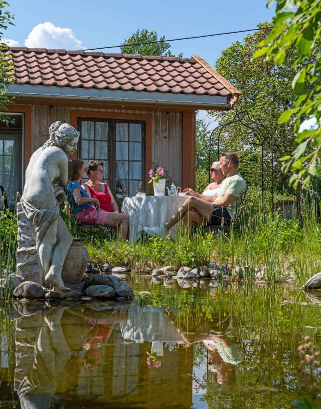 A break at Fru G along Mjøstråkk