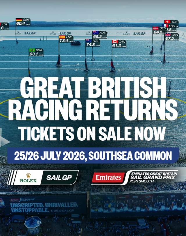 Great British Racing Returns - SailGP 2026 - tickets on sale