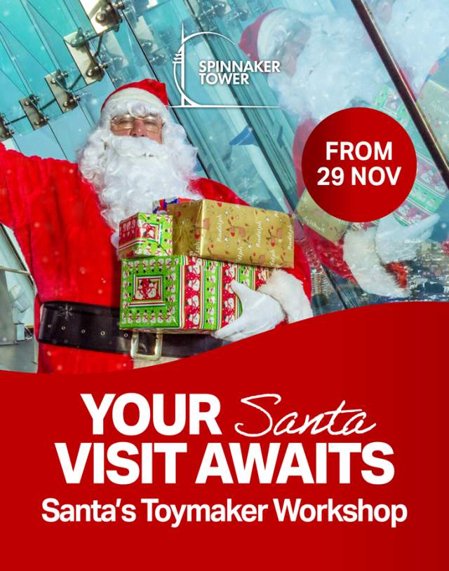 Christmas at Spinnaker Tower - your Santa visit awaits