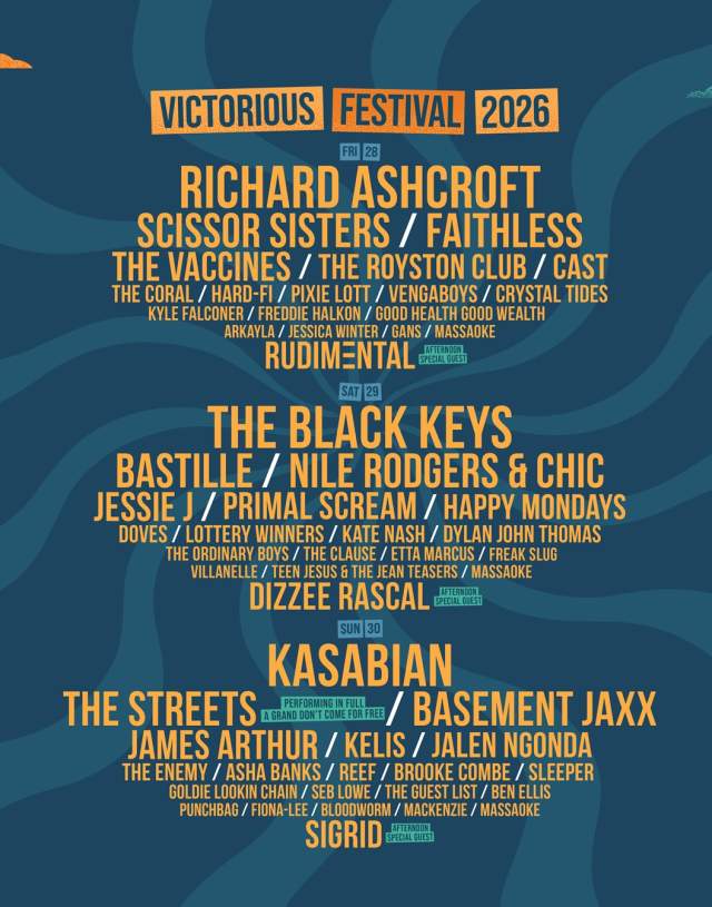 Victorious Festival line up 2026
