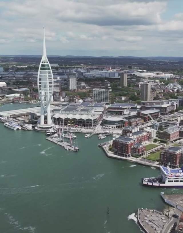 Visit Portsmouth x Solent Sky Services - Portsmouth by air