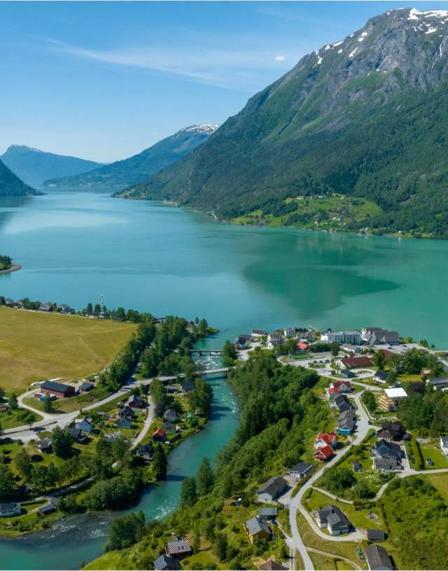 Das Fjorddorf Skjolden