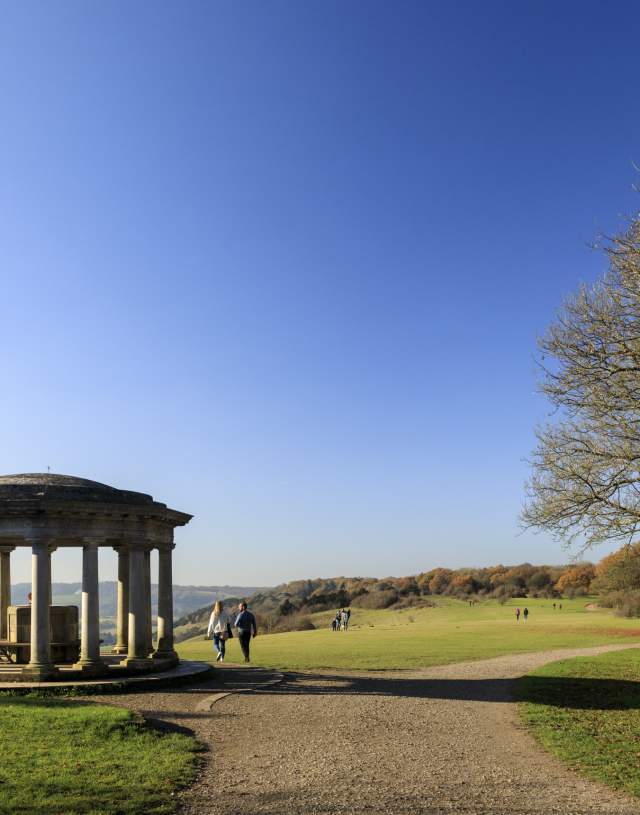 A landscape view of Reigate Hill a National Trust site in the Surrey Hills - image credit National Trust